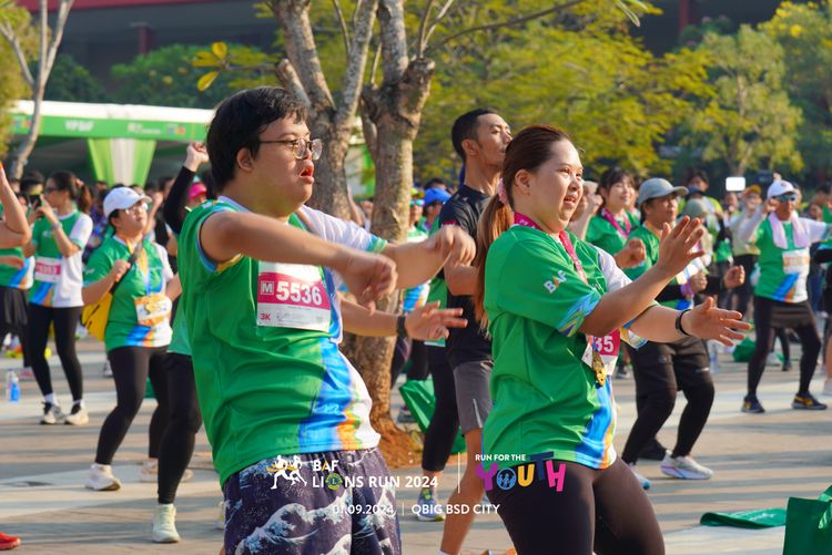 Race photo from BAF LIONS RUN 2024