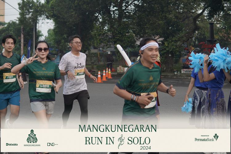 Race photo from Mangkunegaran Run 2024