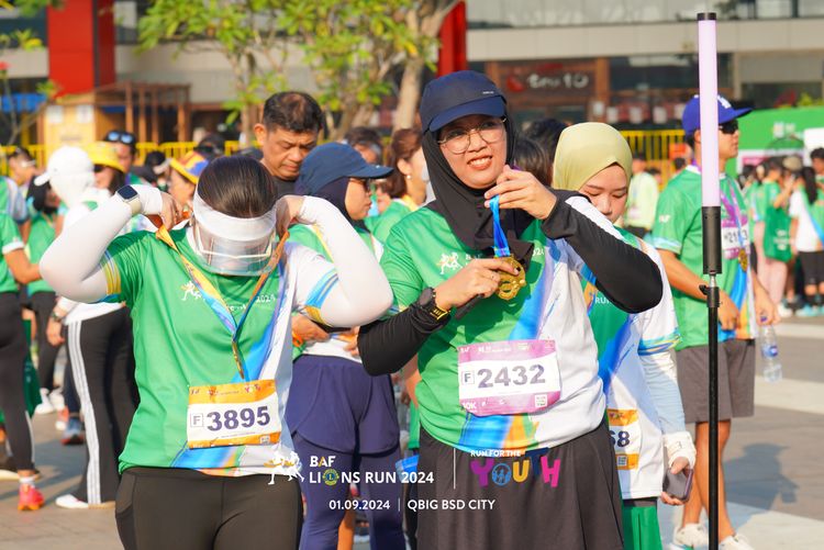 Race photo from BAF LIONS RUN 2024