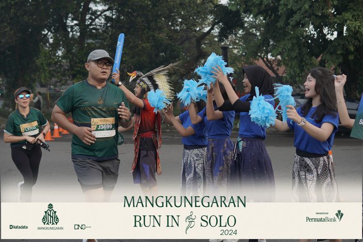 Race photo from Mangkunegaran Run 2024