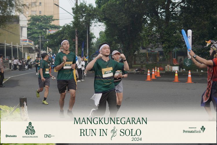 Race photo from Mangkunegaran Run 2024
