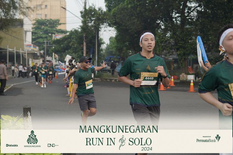 Race photo from Mangkunegaran Run 2024