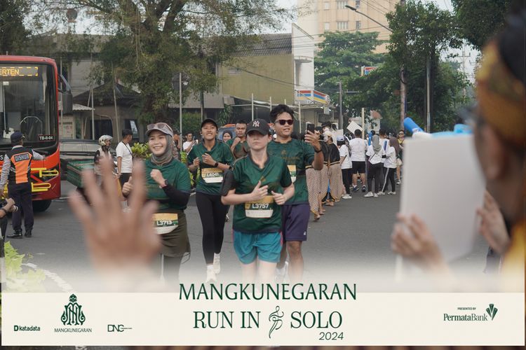 Race photo from Mangkunegaran Run 2024