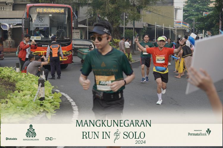 Race photo from Mangkunegaran Run 2024