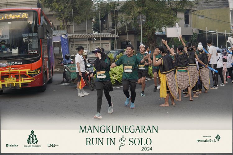 Race photo from Mangkunegaran Run 2024