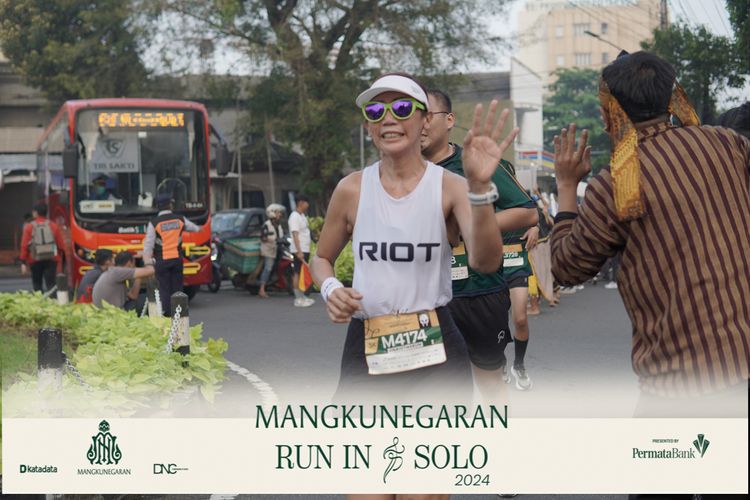 Race photo from Mangkunegaran Run 2024