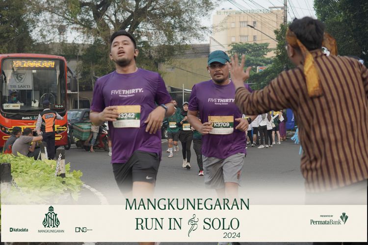 Race photo from Mangkunegaran Run 2024