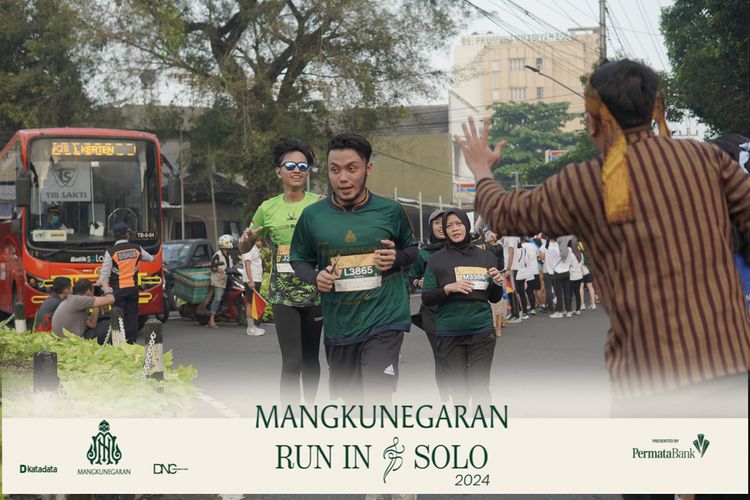 Race photo from Mangkunegaran Run 2024