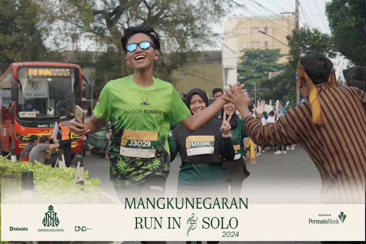 Race photo from Mangkunegaran Run 2024