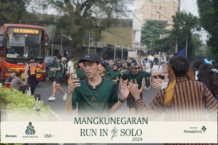 Race photo from Mangkunegaran Run 2024