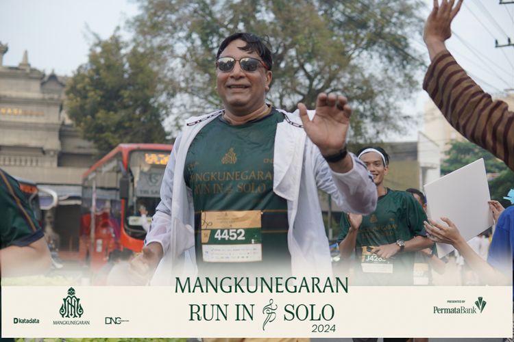Race photo from Mangkunegaran Run 2024