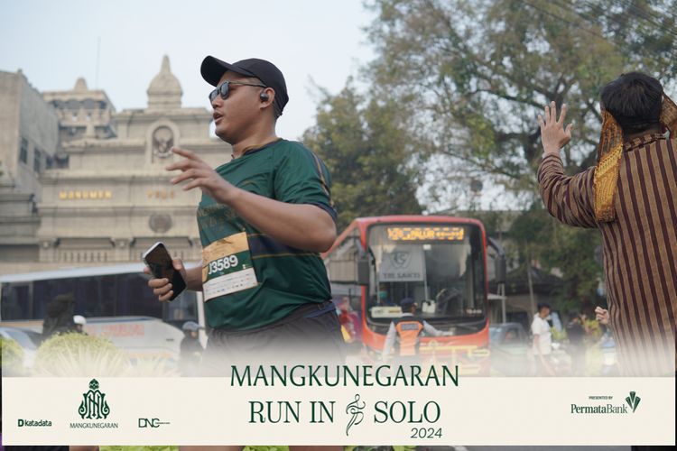 Race photo from Mangkunegaran Run 2024