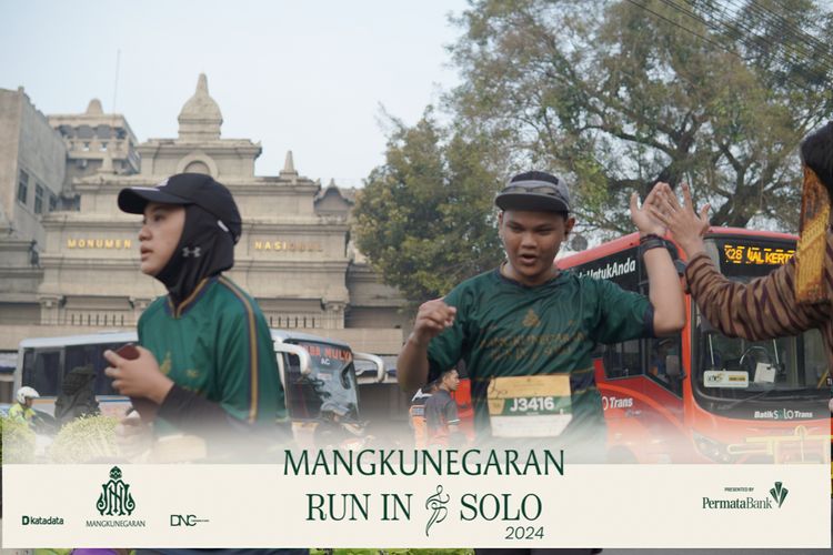 Race photo from Mangkunegaran Run 2024