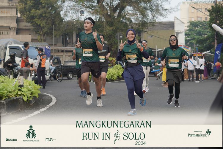 Race photo from Mangkunegaran Run 2024