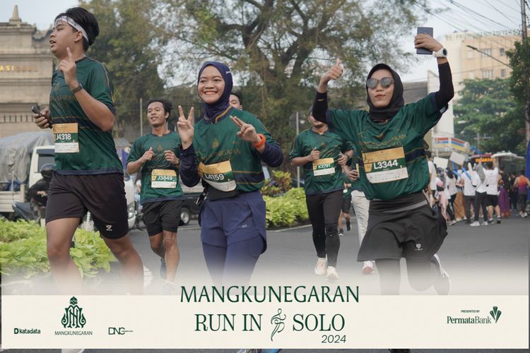 Race photo from Mangkunegaran Run 2024