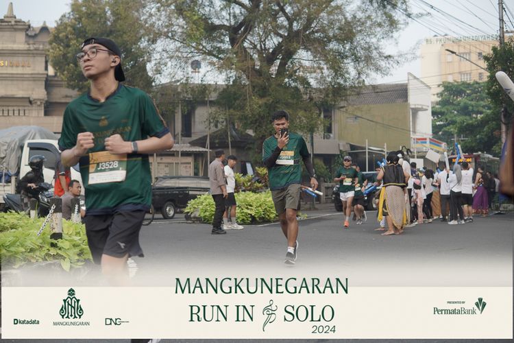 Race photo from Mangkunegaran Run 2024
