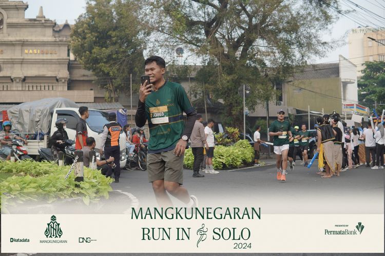 Race photo from Mangkunegaran Run 2024