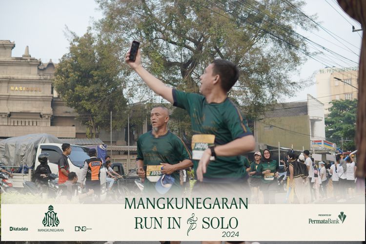Race photo from Mangkunegaran Run 2024
