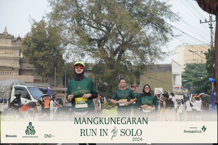 Race photo from Mangkunegaran Run 2024