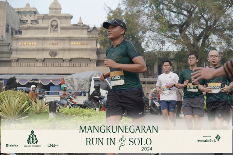 Race photo from Mangkunegaran Run 2024