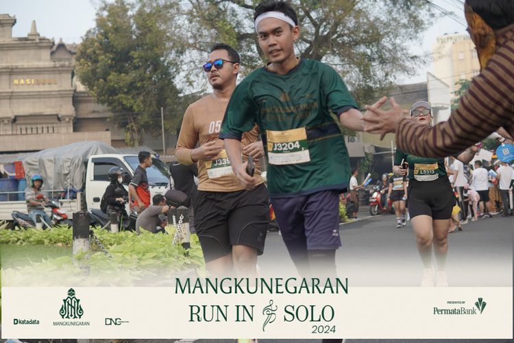 Race photo from Mangkunegaran Run 2024