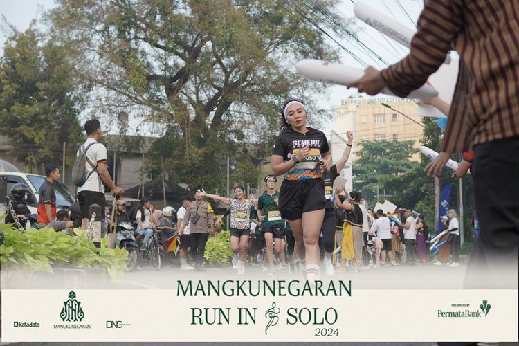 Race photo from Mangkunegaran Run 2024