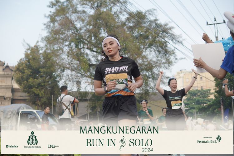 Race photo from Mangkunegaran Run 2024