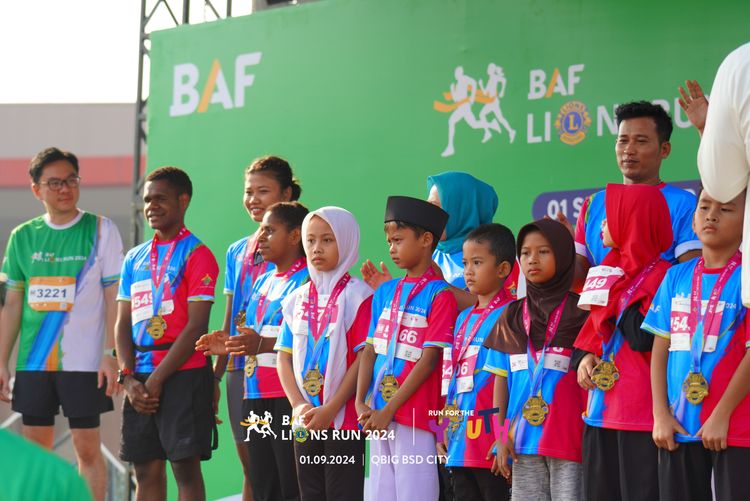 Race photo from BAF LIONS RUN 2024