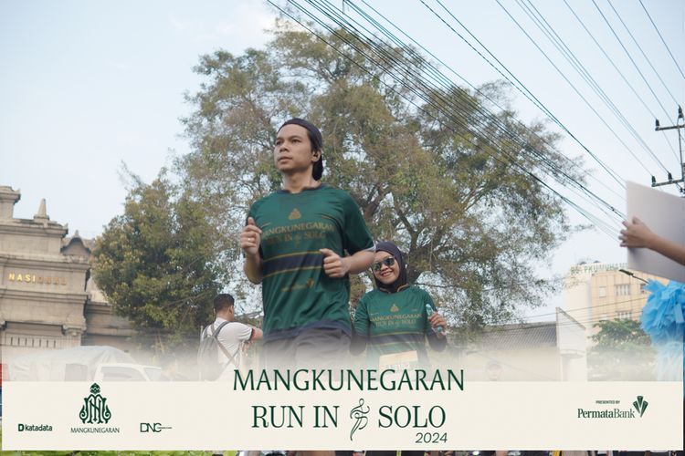 Race photo from Mangkunegaran Run 2024