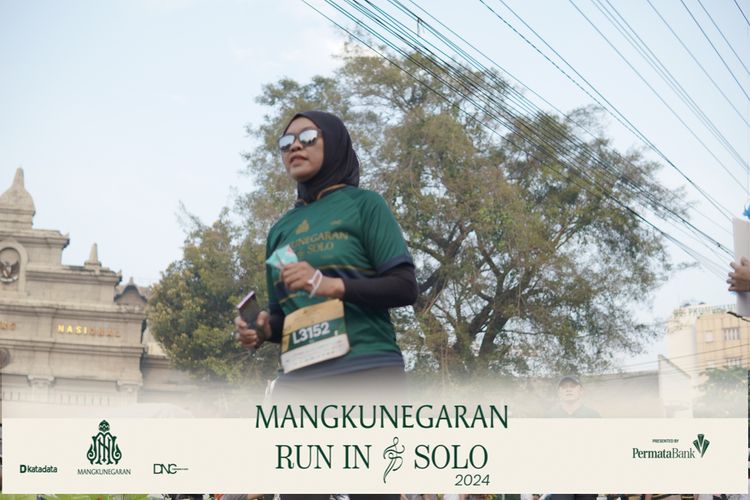 Race photo from Mangkunegaran Run 2024