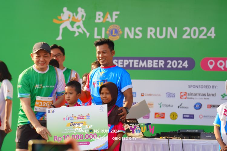 Race photo from BAF LIONS RUN 2024