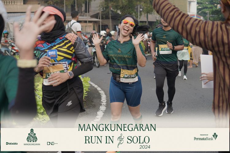 Race photo from Mangkunegaran Run 2024