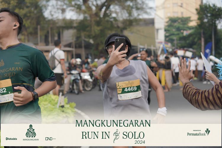 Race photo from Mangkunegaran Run 2024