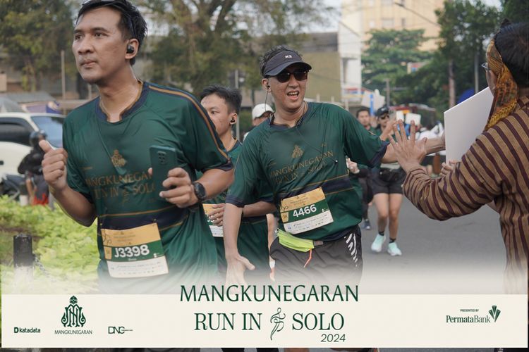 Race photo from Mangkunegaran Run 2024