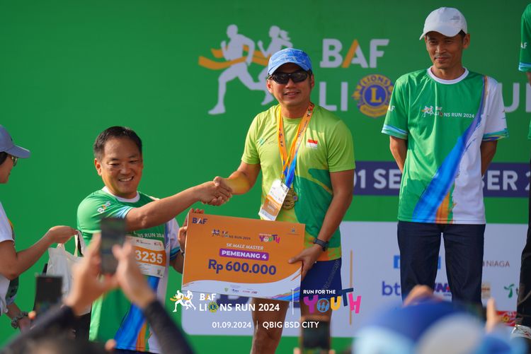 Race photo from BAF LIONS RUN 2024