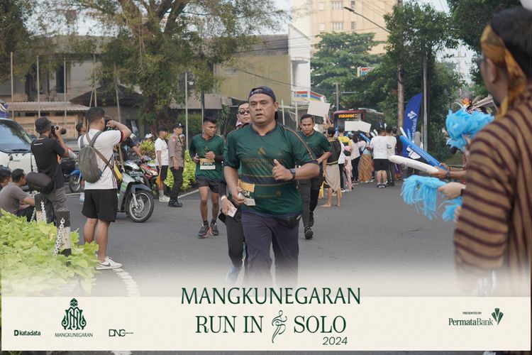 Race photo from Mangkunegaran Run 2024