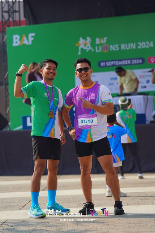 Race photo from BAF LIONS RUN 2024