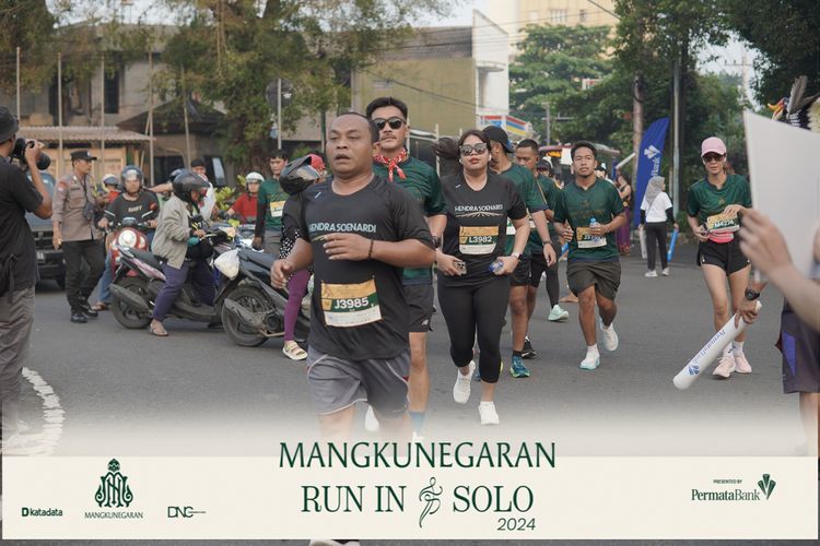 Race photo from Mangkunegaran Run 2024