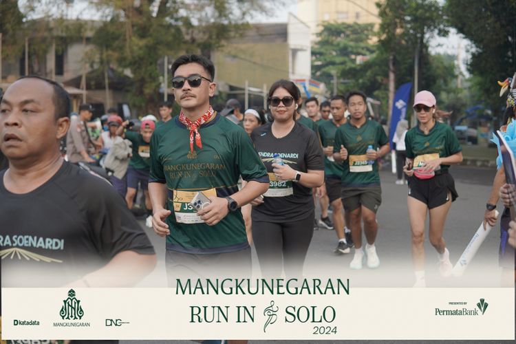 Race photo from Mangkunegaran Run 2024