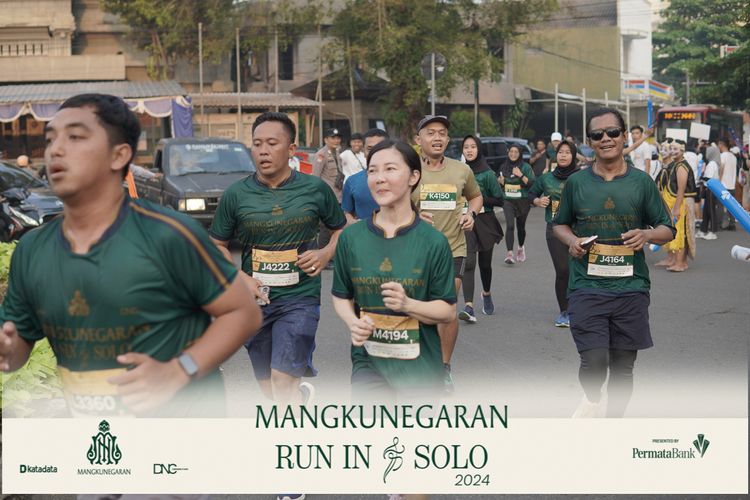 Race photo from Mangkunegaran Run 2024