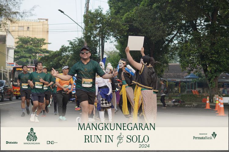 Race photo from Mangkunegaran Run 2024