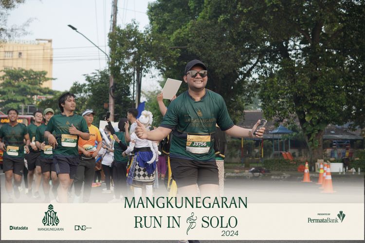 Race photo from Mangkunegaran Run 2024