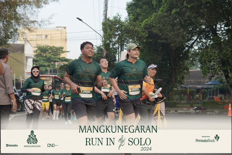 Race photo from Mangkunegaran Run 2024