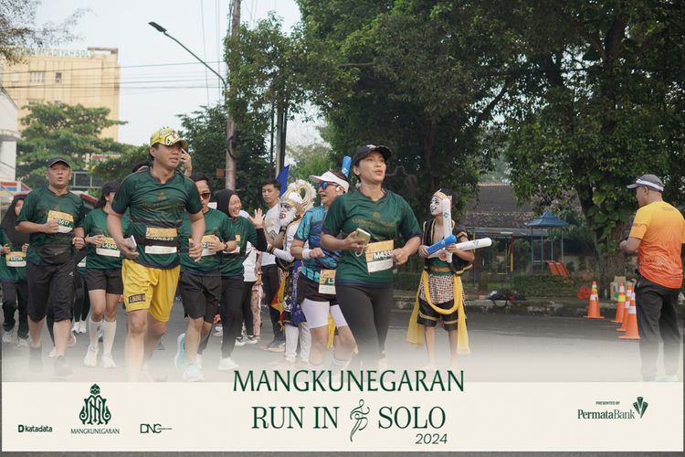 Race photo from Mangkunegaran Run 2024
