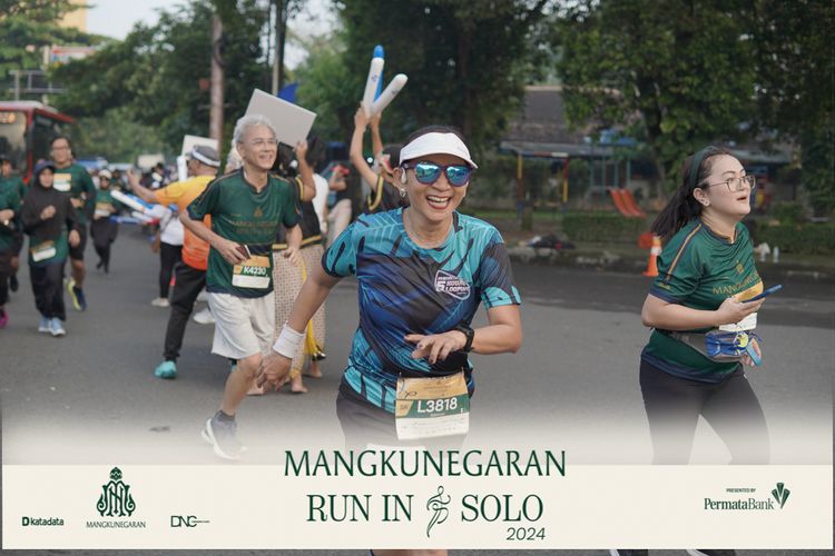 Race photo from Mangkunegaran Run 2024