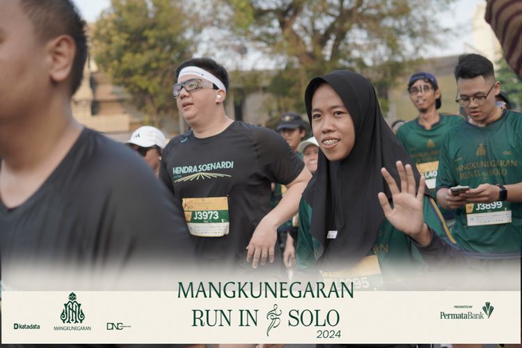 Race photo from Mangkunegaran Run 2024