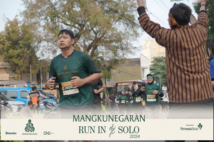Race photo from Mangkunegaran Run 2024