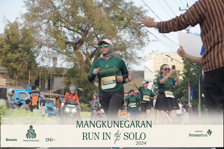 Race photo from Mangkunegaran Run 2024