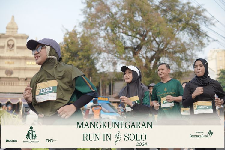 Race photo from Mangkunegaran Run 2024
