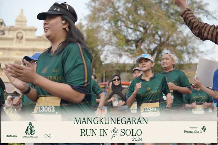 Race photo from Mangkunegaran Run 2024
